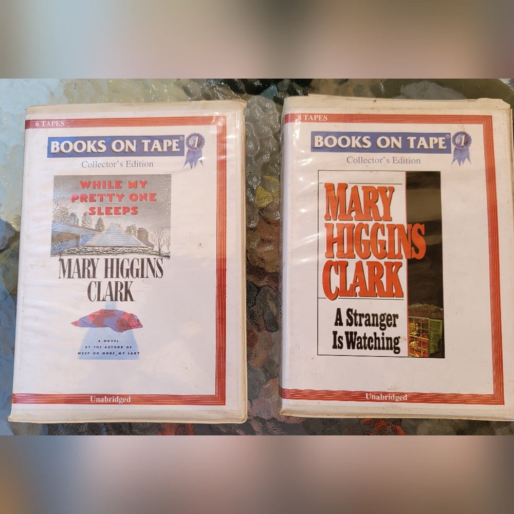 Lot Of 2 Ex-library Unabridged Audiobook Cassette Tapes Mary Higgins Clark